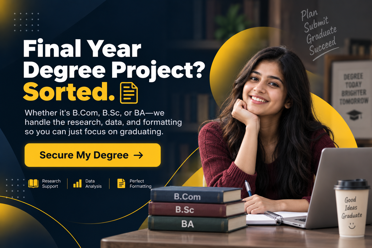 Degree academic project services